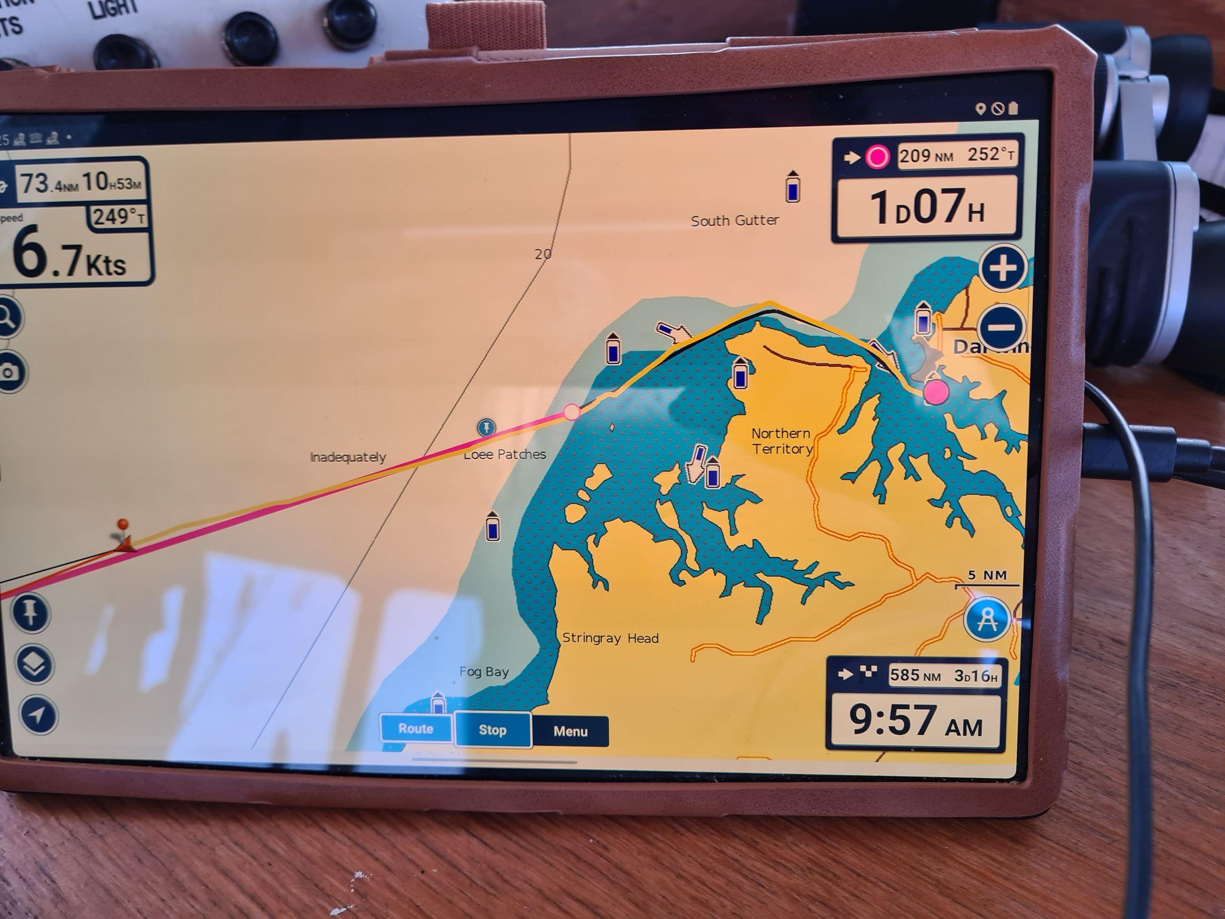 16.. our way across NT to WA
